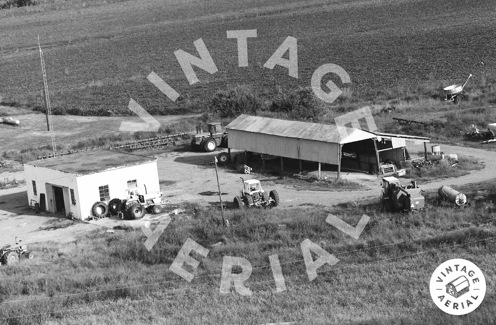Vintage Aerial Mississippi Tunica County 1985 37AATU10