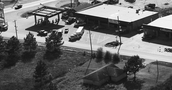 Vintage Aerial photo from 1988 in Harris County, TX