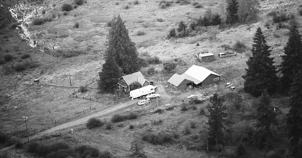 Vintage Aerial photo from 1971 in Thurston County, WA