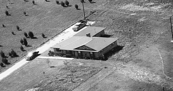 Vintage Aerial photo from -1986 in Ellis County, TX