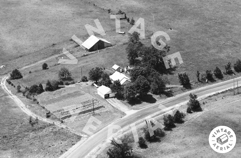 Vintage Aerial Missouri Chariton County 1988 24LCH7