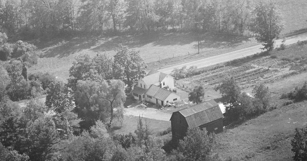 Vintage Aerial photo from 1978 in Yates County, NY