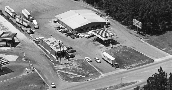 Vintage Aerial photo from 1983 in Laurens County, GA