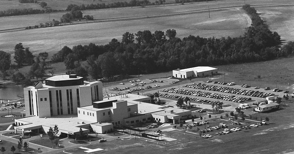 Vintage Aerial photo from 1989 in Laurens County, GA