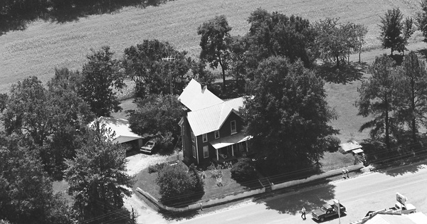 Vintage Aerial photo from 1986 in Lauderdale County, AL