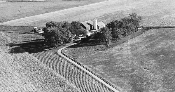 Vintage Aerial photo from 1964 in Winnebago County, IL