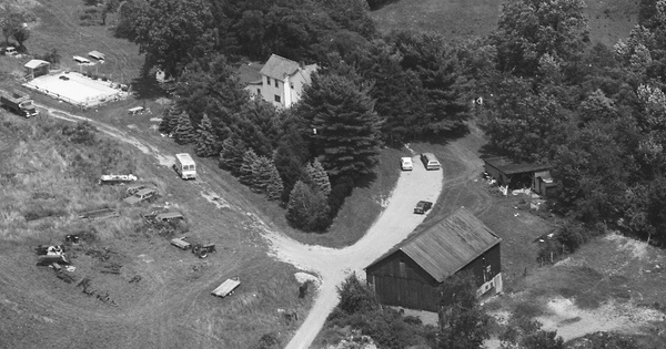 Vintage Aerial photo from 1984 in Fayette County, PA