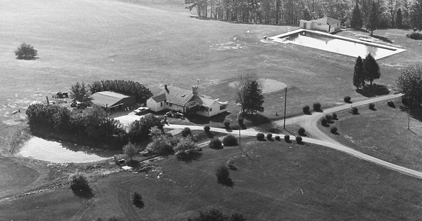 Vintage Aerial photo from 1964 in Cumberland County, PA