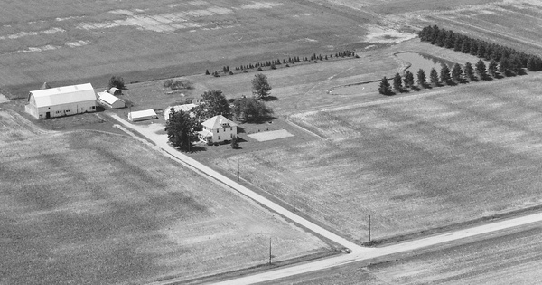 Vintage Aerial photo from 1997 in Paulding County, OH