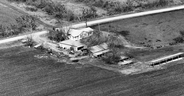 Vintage Aerial photo from 1993 in Guadalupe County, TX