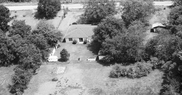Vintage Aerial photo from 1990 in Walker County, TX