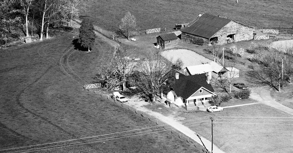 Vintage Aerial photo from 1988 in Catawba County, NC