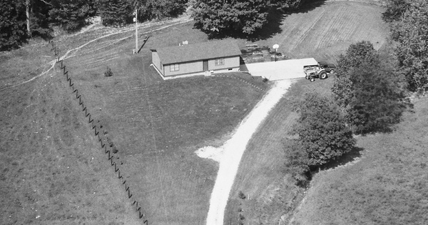 Vintage Aerial photo from 1994 in Hocking County, OH