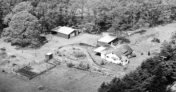 Vintage Aerial photo from 1968 in Thurston County, WA