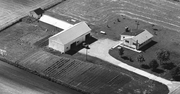 Vintage Aerial photo from 1980 in Preble County, OH