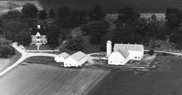Vintage Aerial photo from 1969 in Preble County, OH