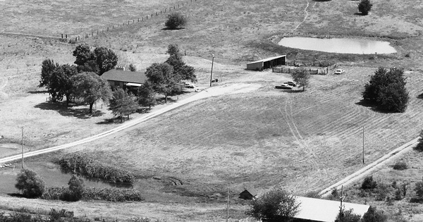 Vintage Aerial photo from 1983 in Miami County, KS