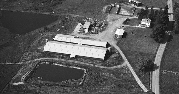 Vintage Aerial photo from 1991 in Broome County, NY