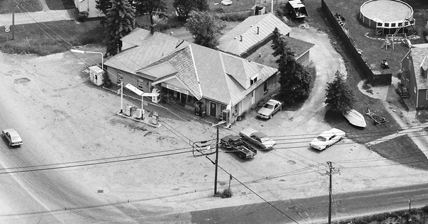 Vintage Aerial photo from 1983 in Oneida County, NY