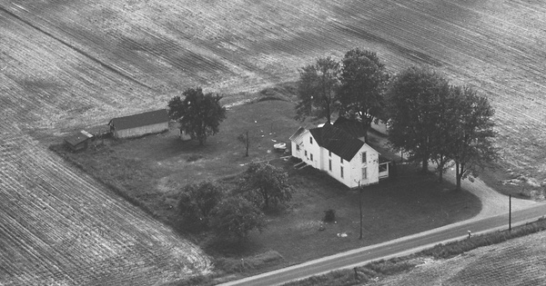 Vintage Aerial photo from 1968 in Morrow County, OH