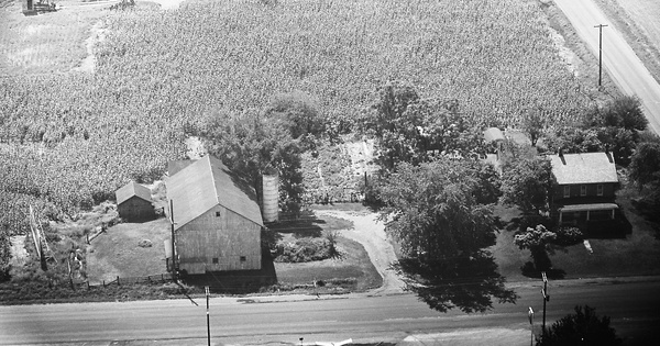 Vintage Aerial photo from 1964 in Wayne County, OH