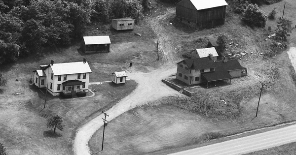 Vintage Aerial photo from 1983 in Washington County, OH