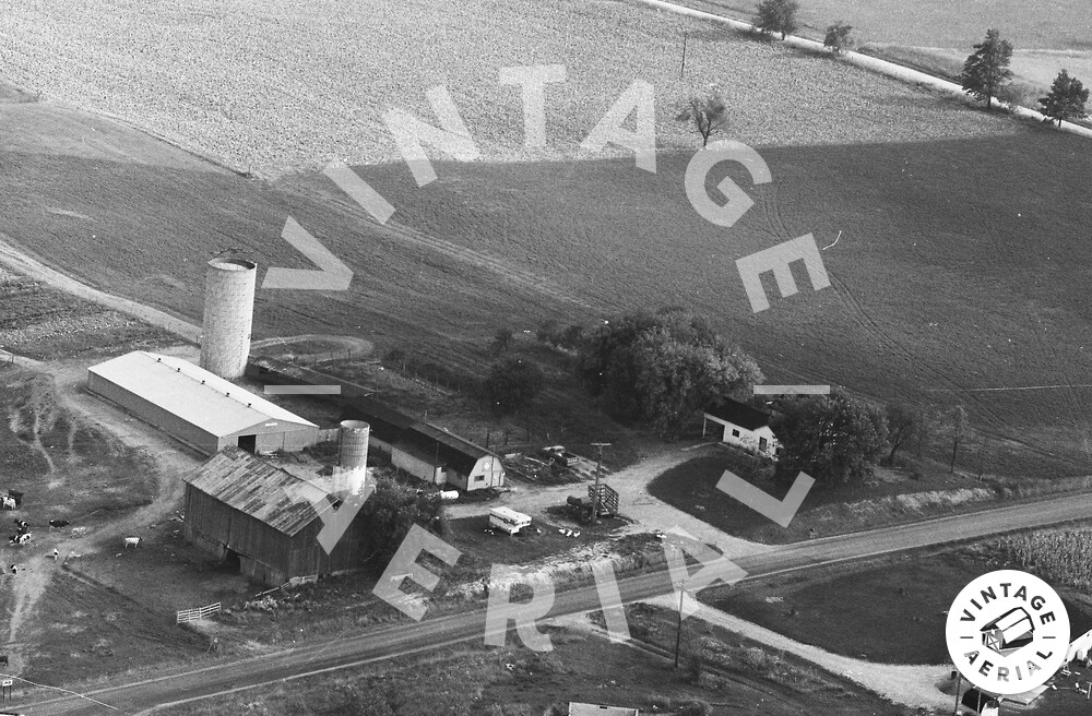 Vintage Aerial Michigan Shiawassee County 1973 57FSH27