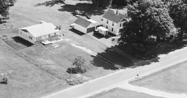 Vintage Aerial photo from 1982 in Shiawassee County, MI