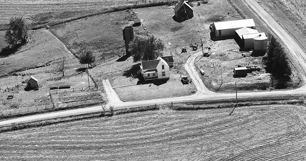 Vintage Aerial photo from 1976 in Marion County, IA