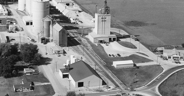 Vintage Aerial photo from 2000 in Webster County, IA