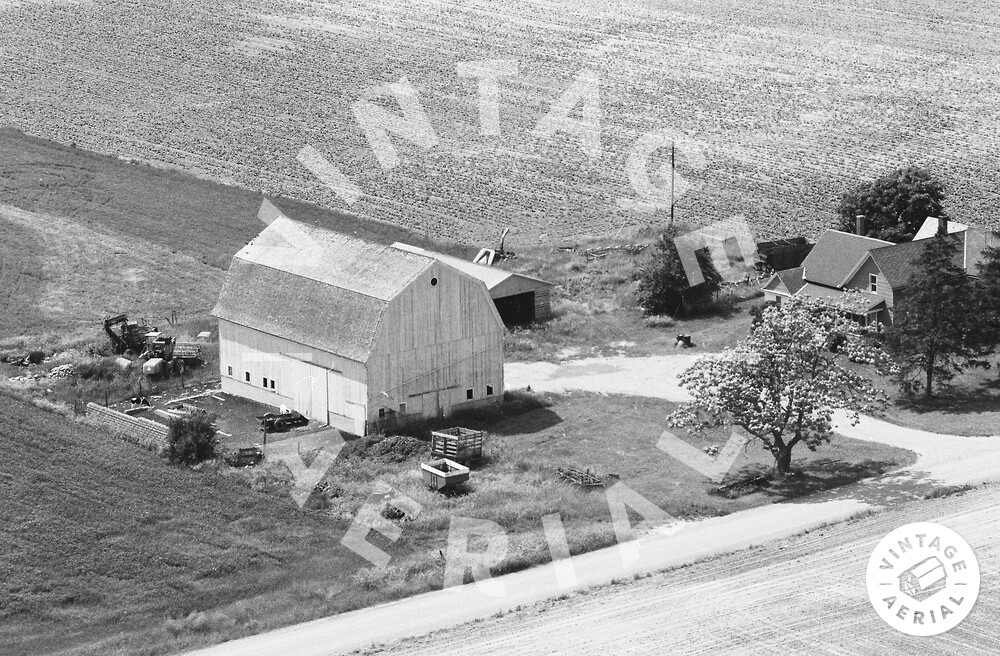 Vintage Aerial Michigan Gratiot County 1978 72NGR1