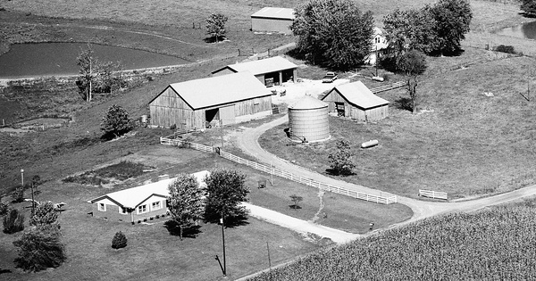 Vintage Aerial photo from 1974 in Jackson County, IN