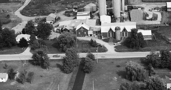 Vintage Aerial photo from 1987 in Genesee County, MI
