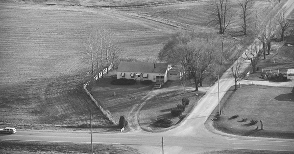 Vintage Aerial photo from 1982 in Grant County, IN