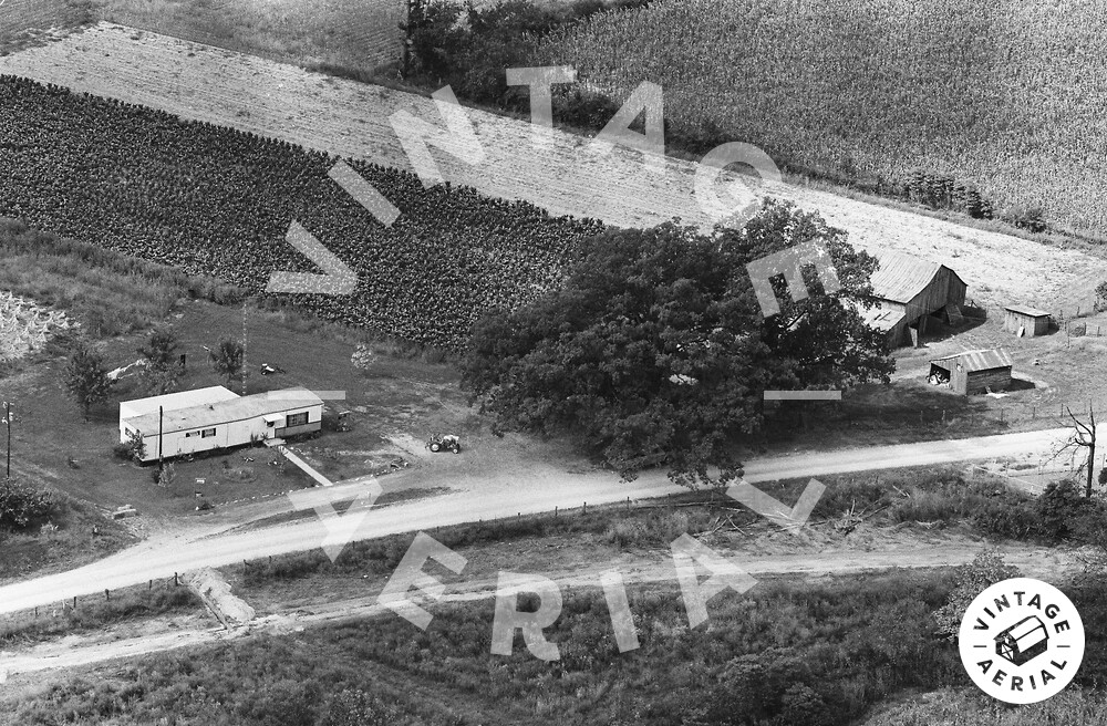 Vintage Aerial Kentucky McLean County 1980 5SMC1