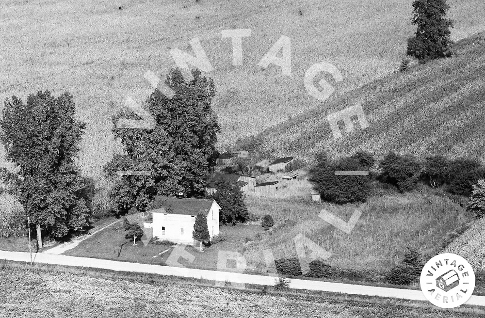 Vintage Aerial Indiana Randolph County 1971 47MRA5