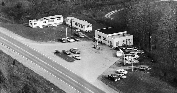 Vintage Aerial photo from 1977 in Allen County, KY