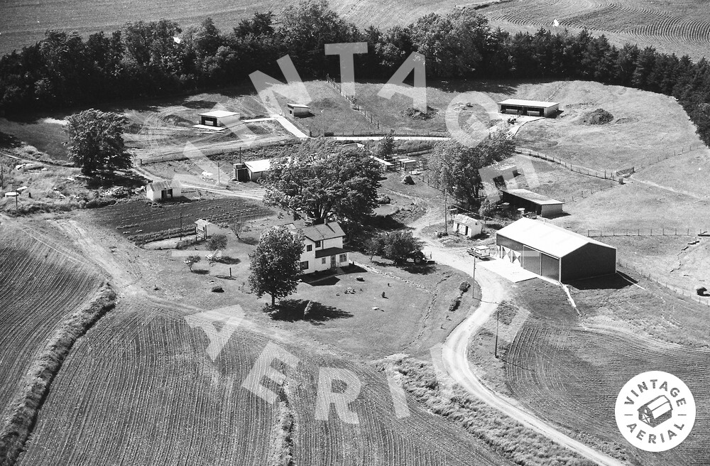 Vintage Aerial Iowa Pottawattamie County 1979 21GPO33