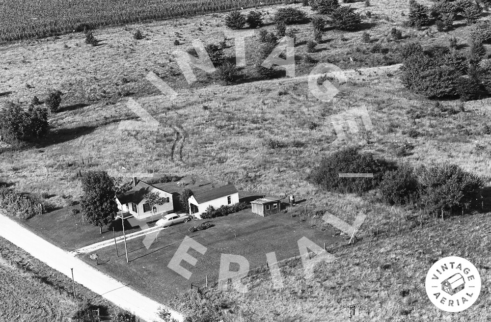 Vintage Aerial Illinois Carroll County 1965 24BCA37