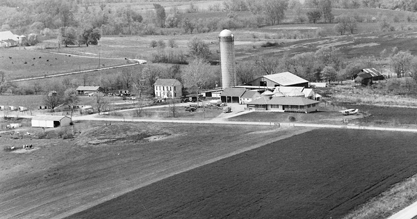 Vintage Aerial photo from 1980 in Johnson County, MO