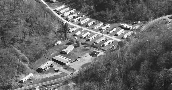 Vintage Aerial photo from 1994 in Boone County, WV