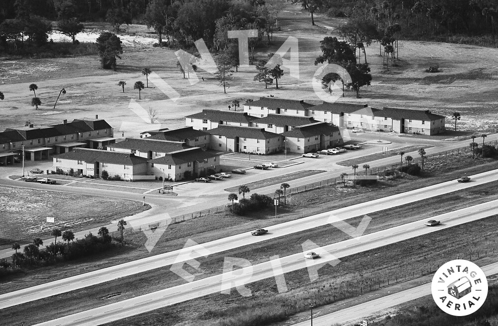Vintage Aerial Florida Brevard County 1975 6HFL2