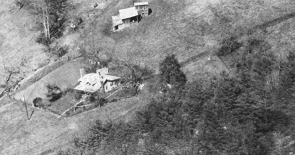Vintage Aerial photo from 1994 in Mitchell County, NC