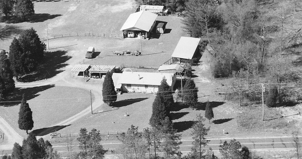 Vintage Aerial photo from 1995 in Moore County, NC