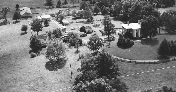 Vintage Aerial photo from 1982 in Madison County, VA
