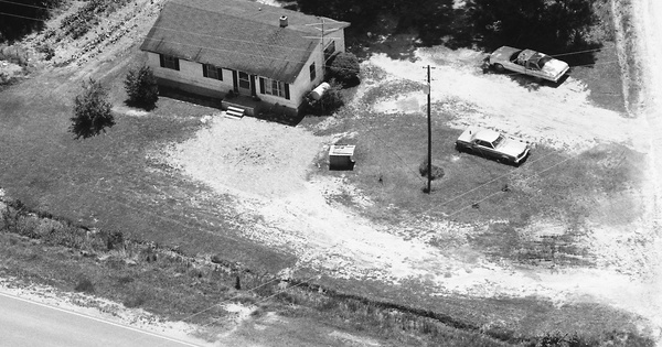 Vintage Aerial photo from 1989 in Bertie County, NC