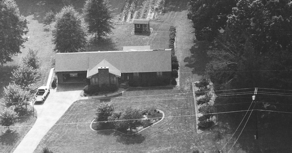 Vintage Aerial photo from 1992 in Forsyth County, NC