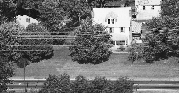 Vintage Aerial photo from 1986 in Forsyth County, NC