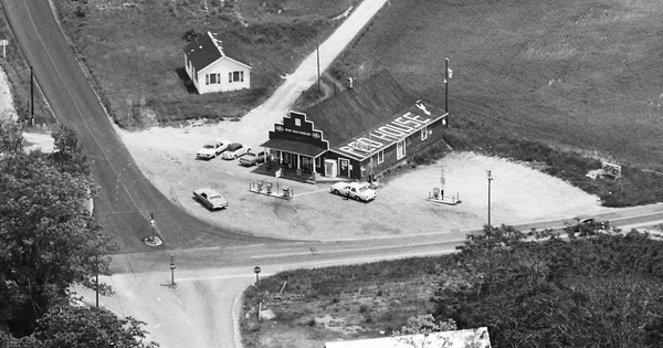 Vintage Aerial photo from 1984 in Charlotte County, VA