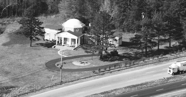 Vintage Aerial photo from 1990 in Pittsylvania County, VA